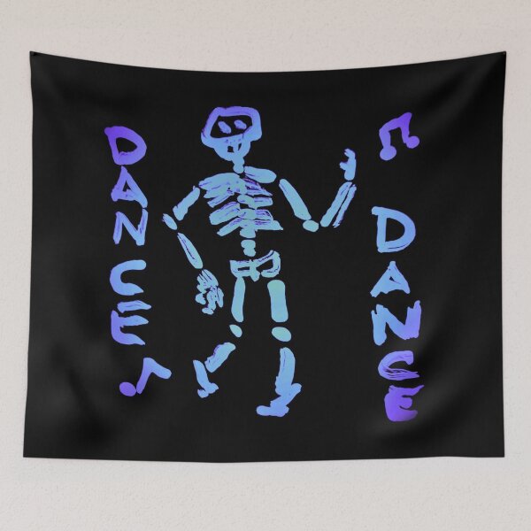 Item preview, Dancing Skeleton Violet designed and sold by craftsbydaphy.