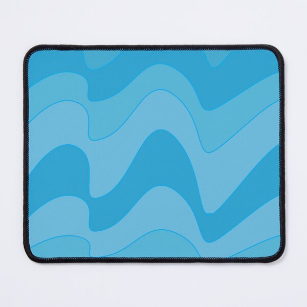 Item preview, Blue Wavy Stripes Pattern designed and sold by Nisha Prabhu.