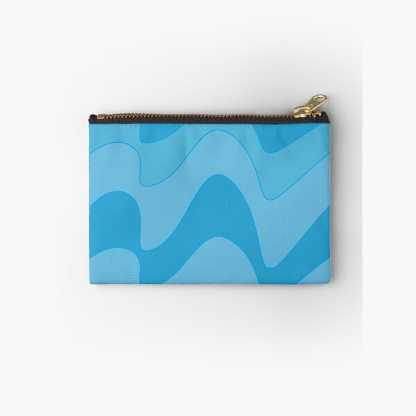 Item preview, Blue Wavy Stripes Pattern designed and sold by Nisha Prabhu.