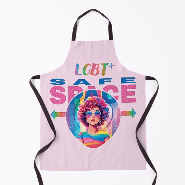 Item preview, LGBT Plus Safe Space Rainbow Community Sign Affirming You Are Safe Here Pop Art designed and sold by TriniTeeClub.