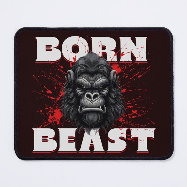 Item preview, Primal Prowess: The Born Beast Tee with Explosive Gorilla Artistry designed and sold by Brand Uno Studio.