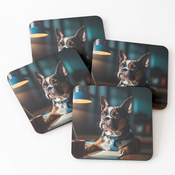 Item preview, Boston Terrier at Work designed and sold by Sour-Monkey.