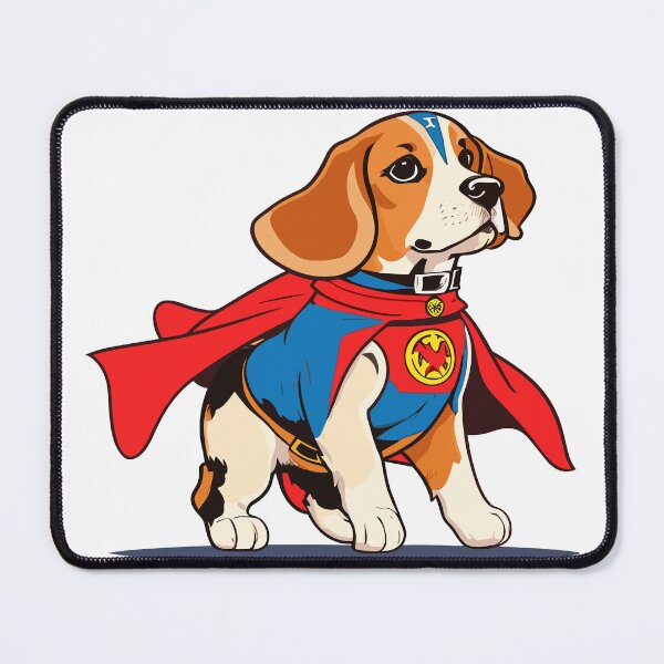 Item preview, Beagle Superhero Sidekick designed and sold by purrfect pattern.