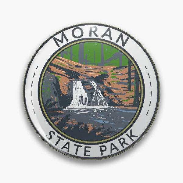 Item preview, Moran State Park Washington Travel Art Badge designed and sold by KrisSidDesigns.