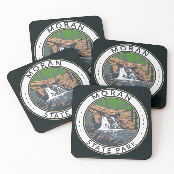 Item preview, Moran State Park Washington Travel Art Badge designed and sold by KrisSidDesigns.