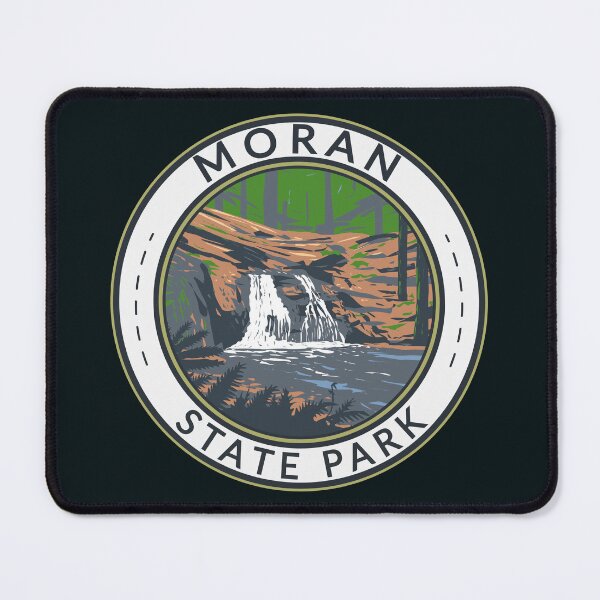 Item preview, Moran State Park Washington Travel Art Badge designed and sold by KrisSidDesigns.