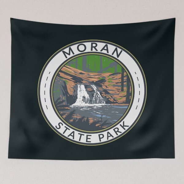 Item preview, Moran State Park Washington Travel Art Badge designed and sold by KrisSidDesigns.