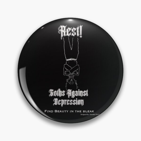 Item preview, Goths Against Depression (Rest!) designed and sold by mirandaquin.