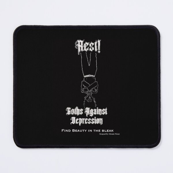 Item preview, Goths Against Depression (Rest!) designed and sold by mirandaquin.