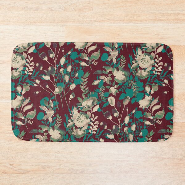 Item preview, Botanic ink brown dark designed and sold by Alessandro Remo Mazzoni Remotextiles.