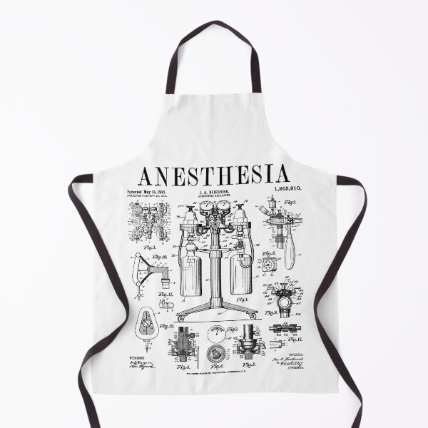 Item preview, Nurse Doctor Anesthesia Medical Anesthetist Vintage Patent designed and sold by GrandeDuc.