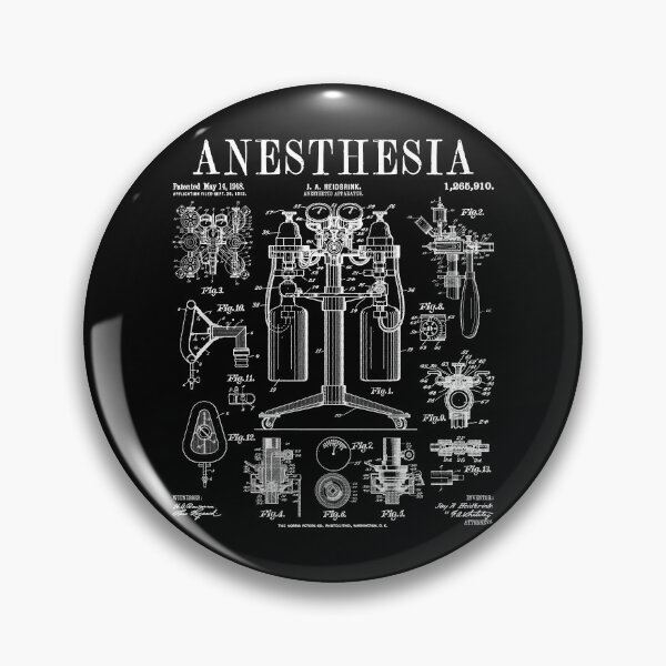 Item preview, Nurse Doctor Anesthesia Medical Anesthetist Vintage Patent designed and sold by GrandeDuc.