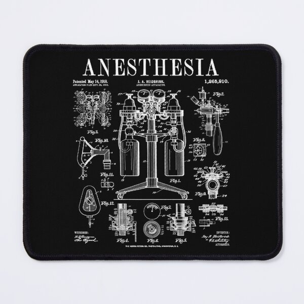 Item preview, Nurse Doctor Anesthesia Medical Anesthetist Vintage Patent designed and sold by GrandeDuc.