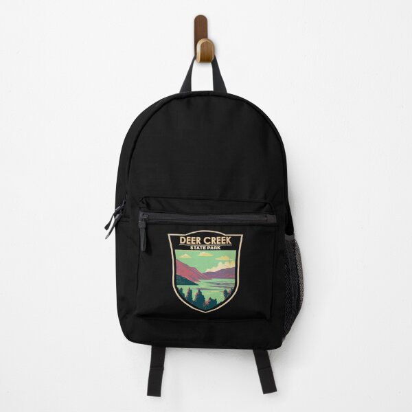 Item preview, Deer Creek State Park Utah Travel Art Badge designed and sold by KrisSidDesigns.