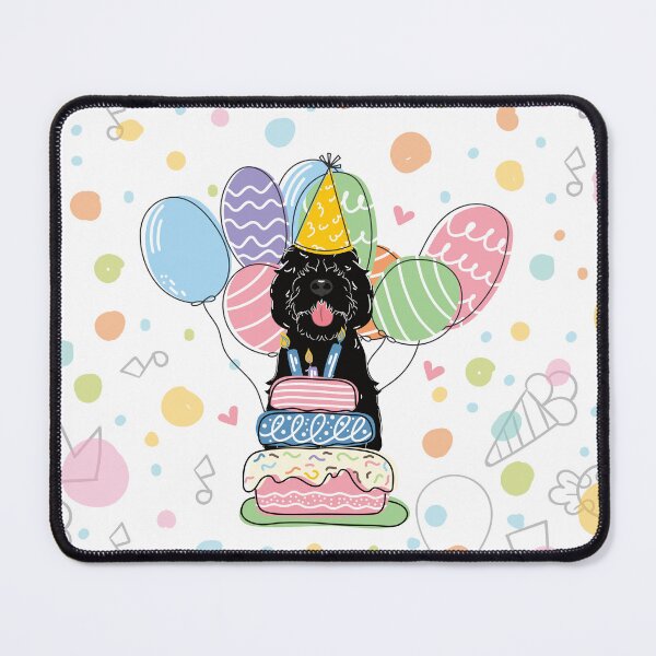 Item preview, Black Sheepadoodle Birthday Party designed and sold by Lulupainting.