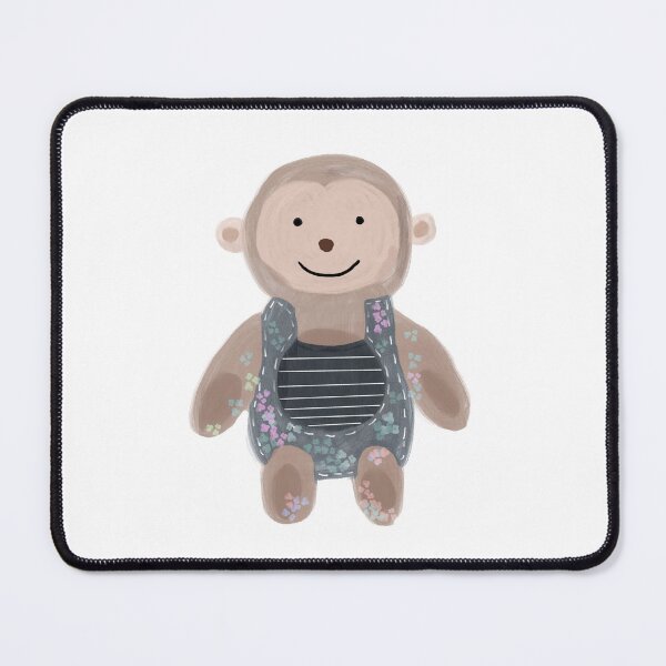 Item preview, Cute floral monkey designed and sold by tinasartspace.