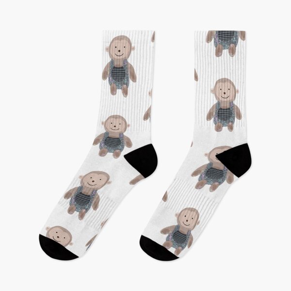 Item preview, Cute floral monkey designed and sold by tinasartspace.