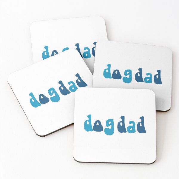 Item preview, Dog Dad Groovy Blue designed and sold by GooseCafe.