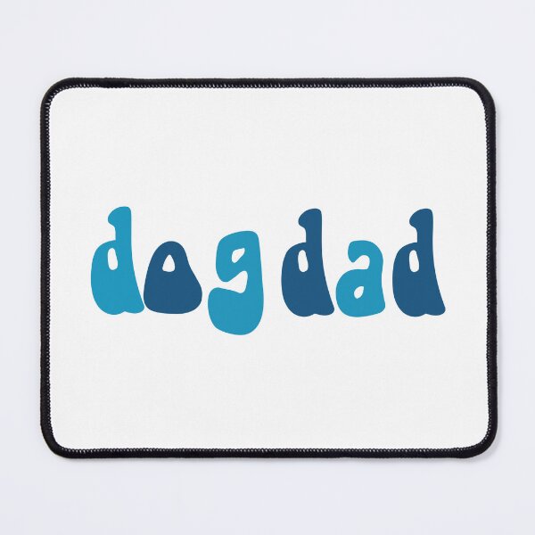 Item preview, Dog Dad Groovy Blue designed and sold by GooseCafe.