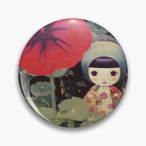 Item preview, Japanese Flower Fairy 0.3 - Baby Girl with Poppy Flower designed and sold by Oh Halo Berry.