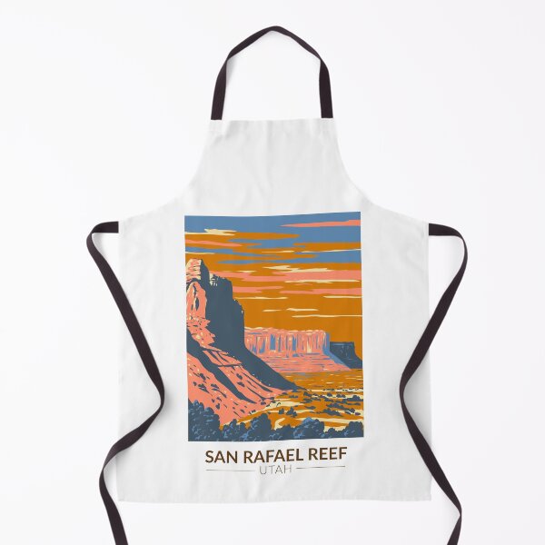 Item preview, San Rafael Reef Utah Travel Art Vintage designed and sold by KrisSidDesigns.
