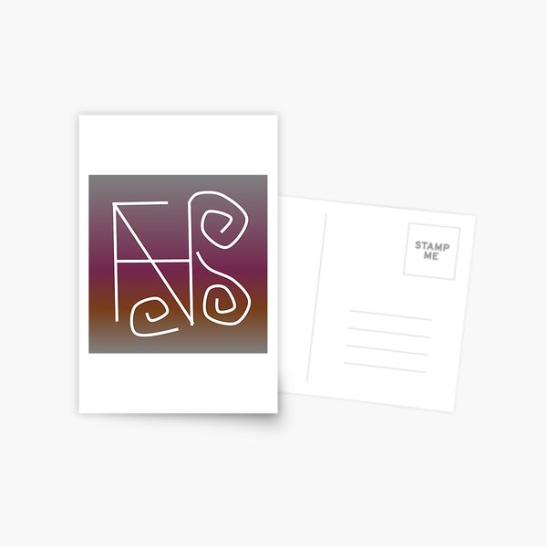 Sigil to Focus on Happiness Postcard