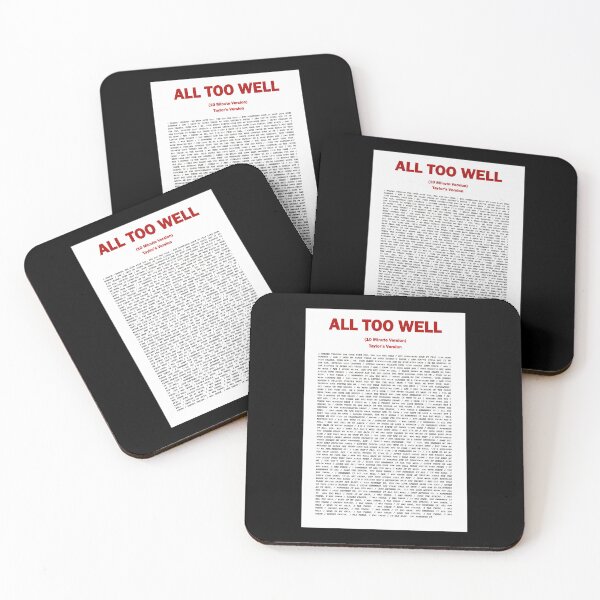 Item preview, All Too Well Lyrics-Taylor's Version-Ten Minute Version  	 designed and sold by icbgllgpl.