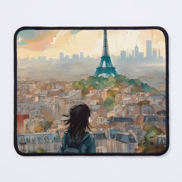 Item preview, City Skylines Paris Watercolor designed and sold by WearWolfDesigns.