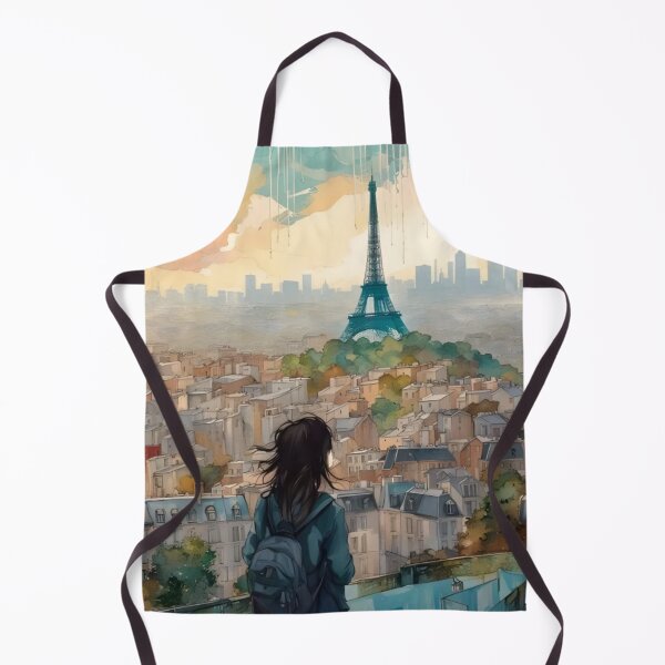 Item preview, City Skylines Paris Watercolor designed and sold by WearWolfDesigns.