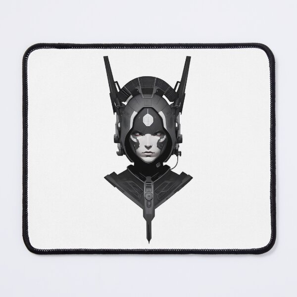 Item preview, Sci Fi Minimalist Dystopian Cyborg Design designed and sold by MoxieVibe.