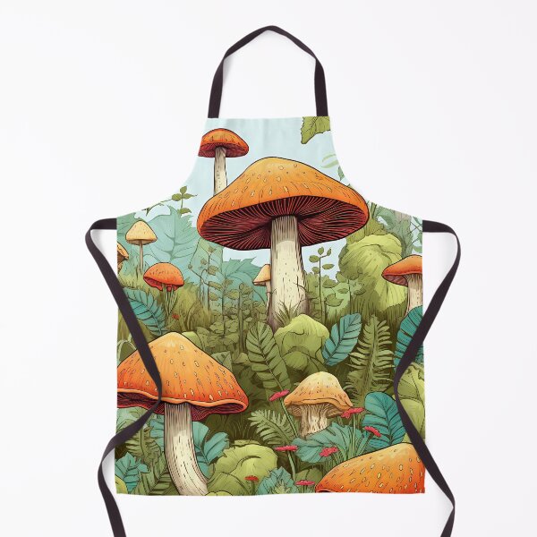 Aperçu de l'œuvre Mushroom Fungi Pattern créée et vendue par MTJ-Mushrooms.