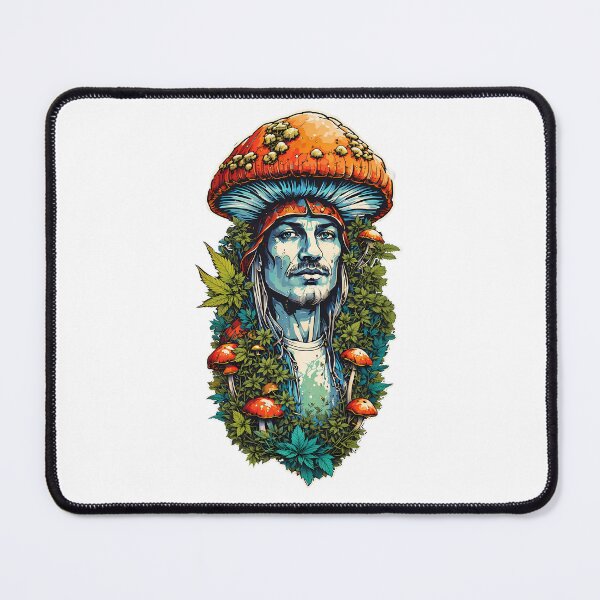 Item preview, Psychedelic Waves Mushroom Head Man 5 Amanita Muscaria designed and sold by wojysmokes.
