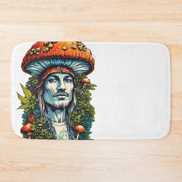 Item preview, Psychedelic Waves Mushroom Head Man 5 Amanita Muscaria designed and sold by wojysmokes.