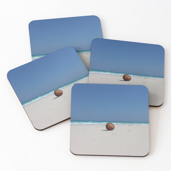 Item preview, BCH Tropical | Lone Coconut  At The Beach Photography designed and sold by BossyCatHome.