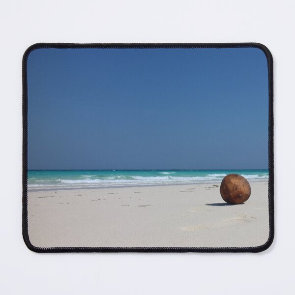 Item preview, BCH Tropical | Lone Coconut  At The Beach Photography designed and sold by BossyCatHome.