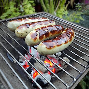 Vorschaubild zum Design Bratwürste auf Holzkohle-Grill von Gourmetkater