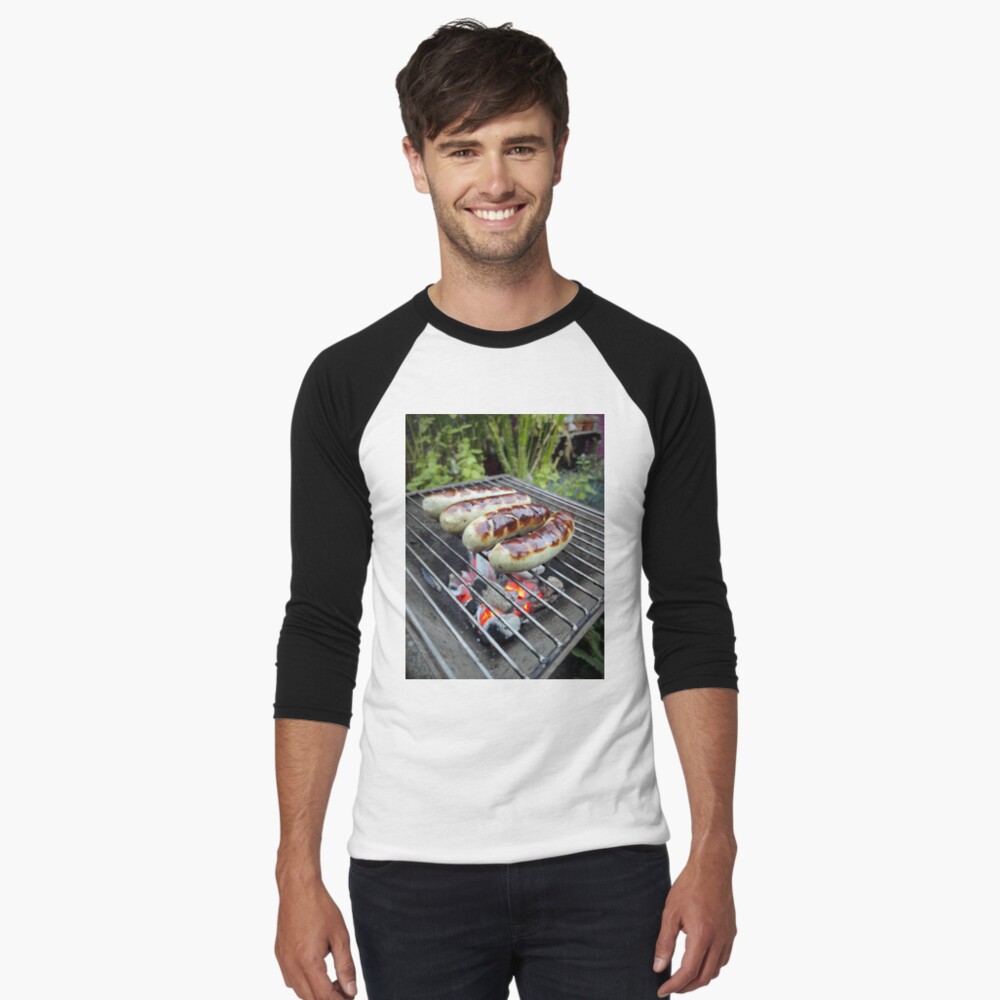 Artikel-Vorschau von Baseballshirt mit 3/4-Arm, designt und verkauft von Gourmetkater.
