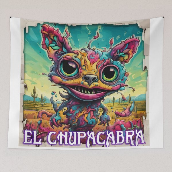 Item preview, VIBRANT VISIONS (El Chupacabra) designed and sold by Morrigan Austin.