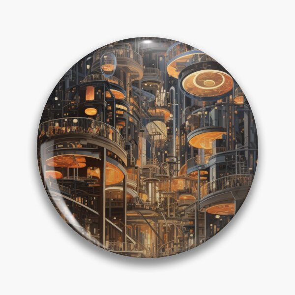 Item preview, Temporal Nexus: The Futuristic Interchange designed and sold by Moisky Art.