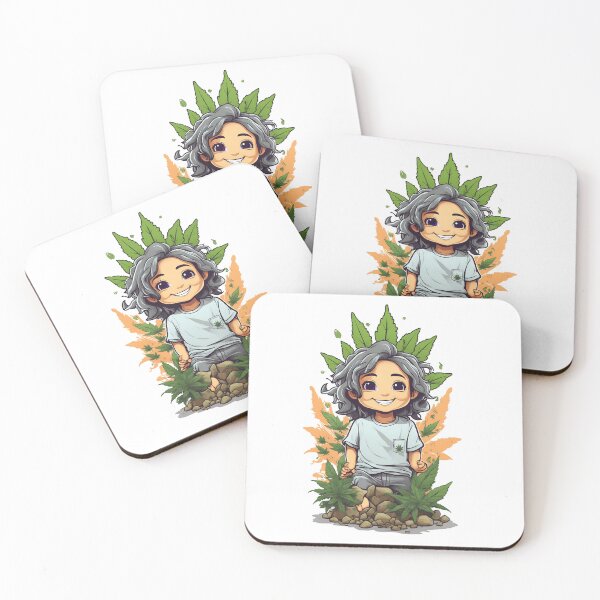 Item preview, Chibi Style Girl Pot Leaf Cannabis Pokemon Gym Leader Look designed and sold by wojysmokes.