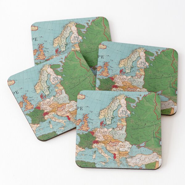 Item preview, George Washington Bacon | Bacon’s Standard Map Of Europe  (1830-1922) designed and sold by BossyCatHome.
