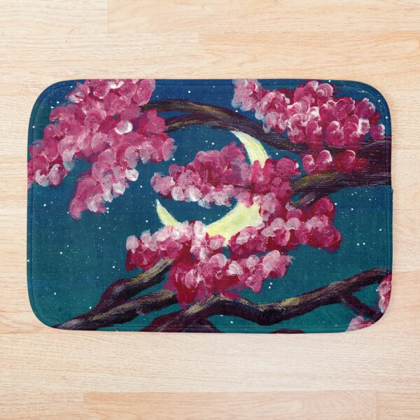 Item preview, Under The Cherry Moon - Acrylic Painting designed and sold by GemStudios.