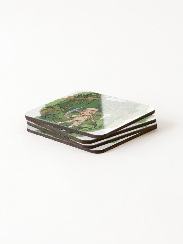 Thumbnail 4 of 5, Coasters (Set of 4), The Explorer designed and sold by RackhamTheRoux.