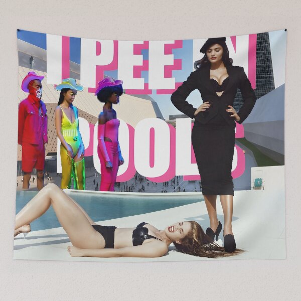 Item preview, How Dare You!!!!—I Pee In Pools with the Neon Cowboys Western Glam, Margot Robbie inspired pink cosplay cowgirl Barbie costumes designed and sold by ignasirus.