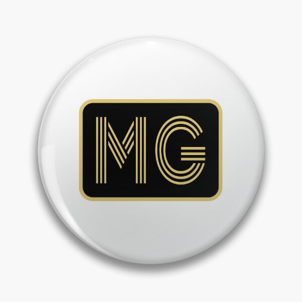 Item preview, MG Initials Gold Geometric Letters designed and sold by Jeallan Designs.