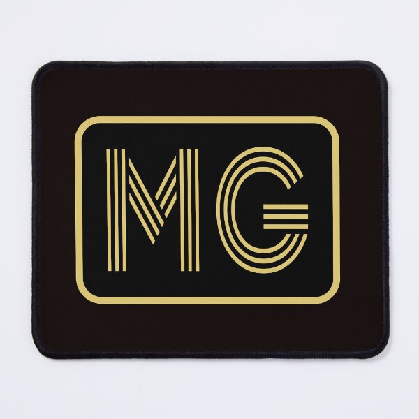 Item preview, MG Initials Gold Geometric Letters designed and sold by Jeallan Designs.