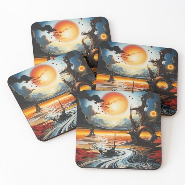 Item preview, Gloomy Solitude: City Outskirts at Night designed and sold by Moisky Art.