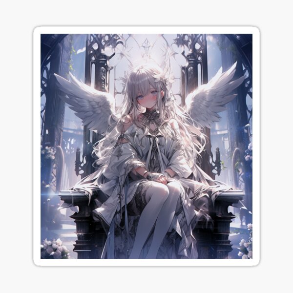 Anime Angel 2 Sticker for Sale by Dawn van Doorn