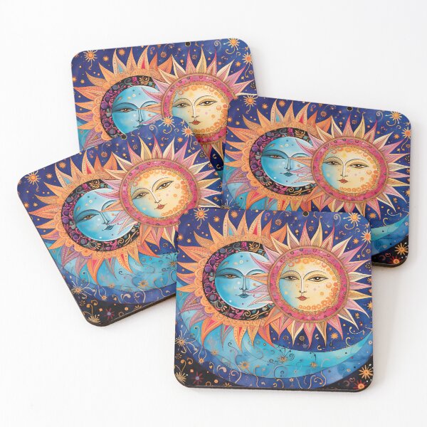 Item preview, Moon and Sun with Starry night pop art designed and sold by Kristylynn757.