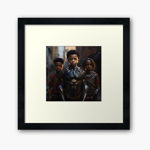 Black Art-Beautiful Images of Black Culture-Heroes Framed Art Print